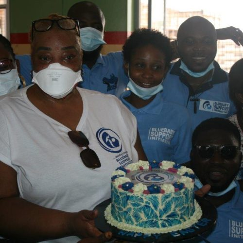 Celebrating milestones with our health team and volunteers
