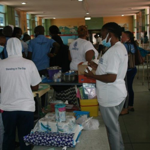 Distributing essential medical supplies and resources for mothers and infants